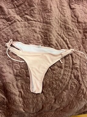 Soft Blush Tie-Side Bikini Bottom